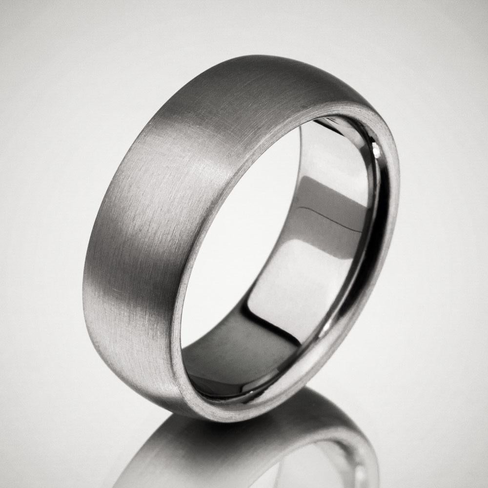 Classic Domed Titanium Ring